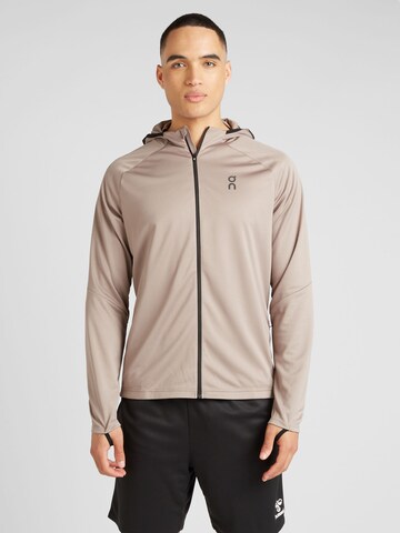 Sweat de sport 'Climate' On en gris : devant