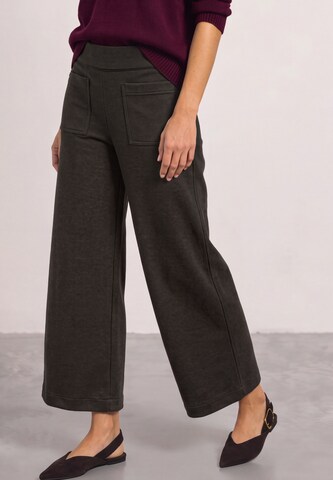 STREET ONE Wide Leg Hose 'Emee' in Braun: Vorderseite