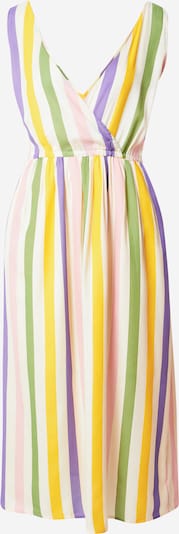 Compania Fantastica Robe d’été 'Vestido' en jaune / vert / violet clair / rose / blanc, Vue avec produit