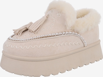 Ital-Design Snowboots in Beige: Vorderseite