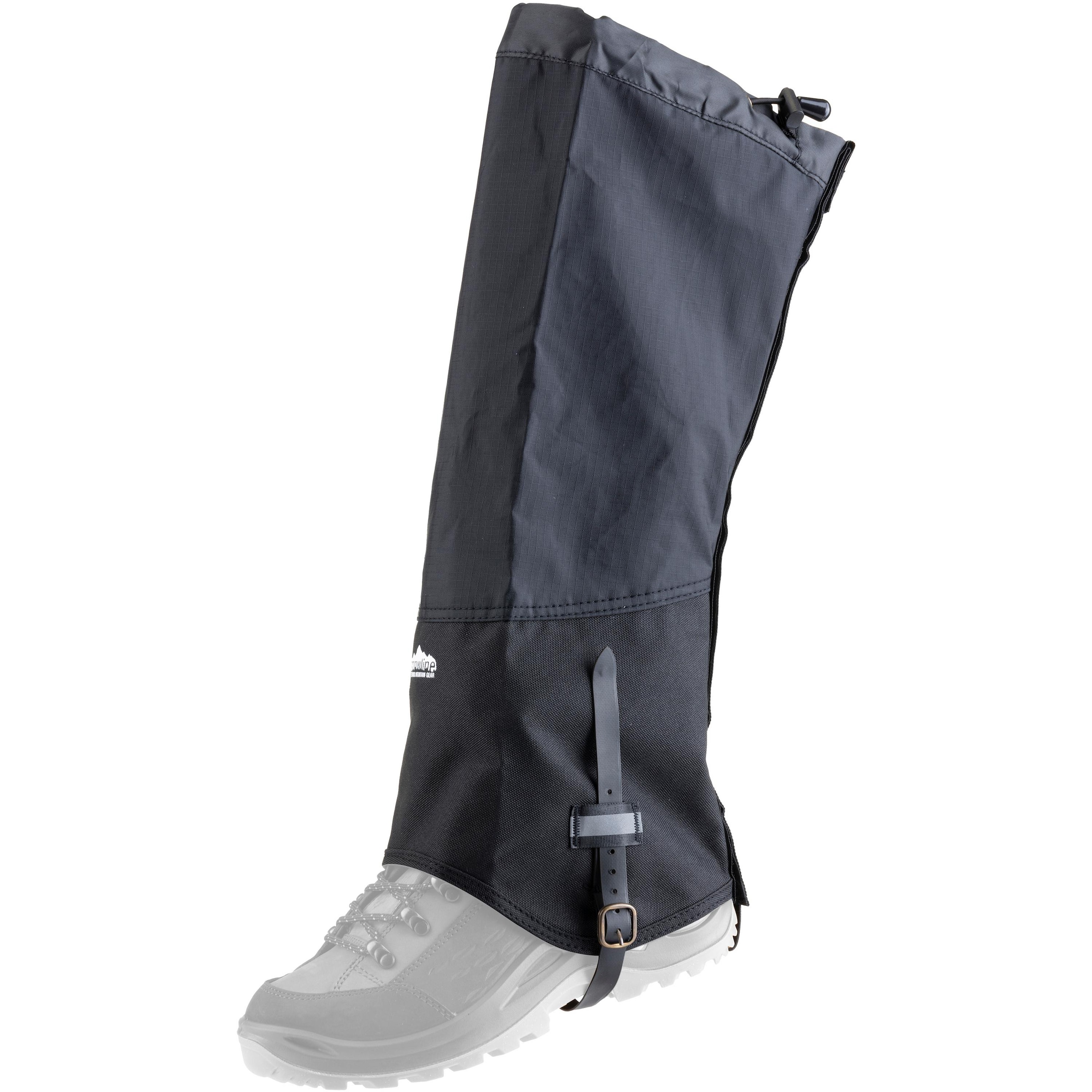 Snowline Stutzen in Schwarz: Vorderseite