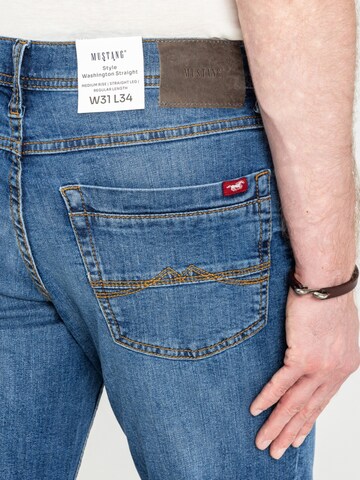 MUSTANG Regular Jeans 'Style Washington'‌‌‌‌‌‌ in Blau