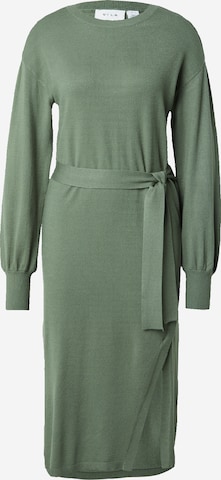 VILA Knit dress 'RICKY' in Green: front