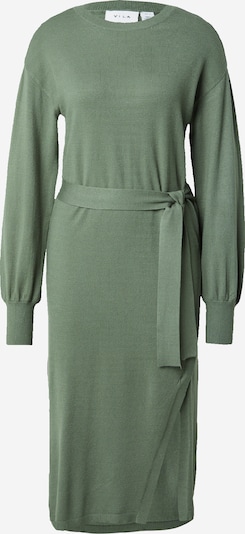 VILA Stickad klänning 'RICKY' i ljusgrön, Produktvy