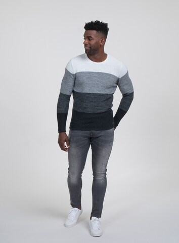 Key Largo Regular fit Sweater 'Jogi' in Grey