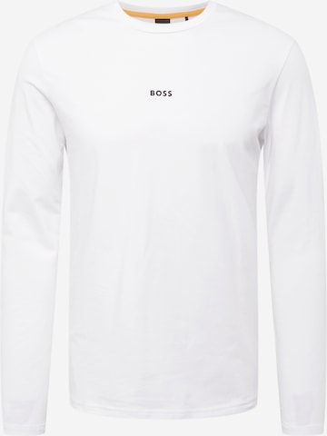 BOSS Orange - Camisa 'Chark' em branco: frente