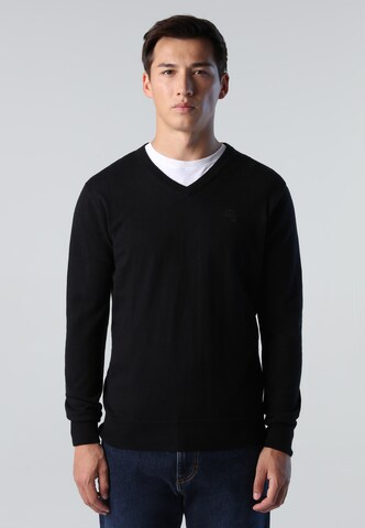 North Sails Sweater in Black: front