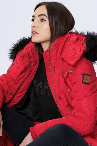 Harlem Soul Winter Jacket 'Nao-Mi' in Red