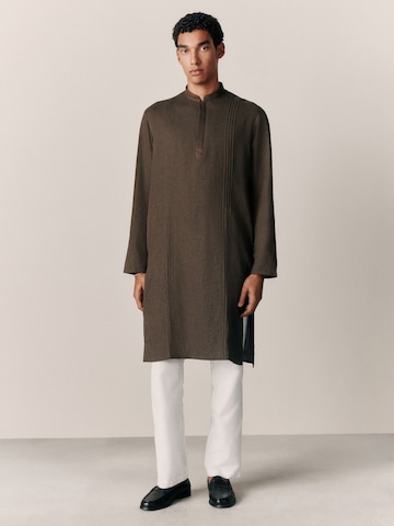 Next Regular Fit Kurta in Braun: Vorderseite