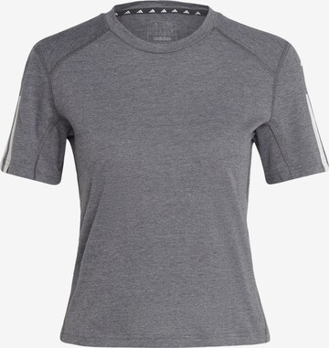 T-shirt fonctionnel ADIDAS PERFORMANCE en gris : devant