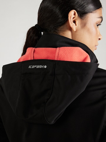 ICEPEAK Outdoorjas 'Boise' in Zwart