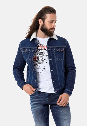 CIPO & BAXX Jeansjacke in Blau