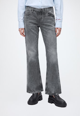 WEEKDAYBootcut/trapezice Traperice 'Aura' - crna boja: prednji dio