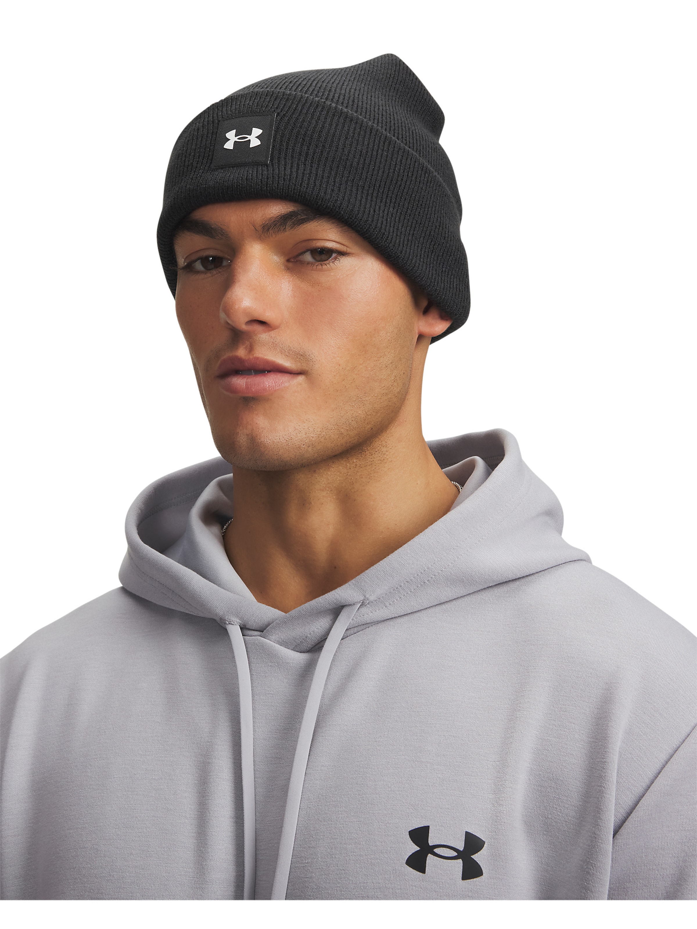 UNDER ARMOUR Athletic Hat in Black: front