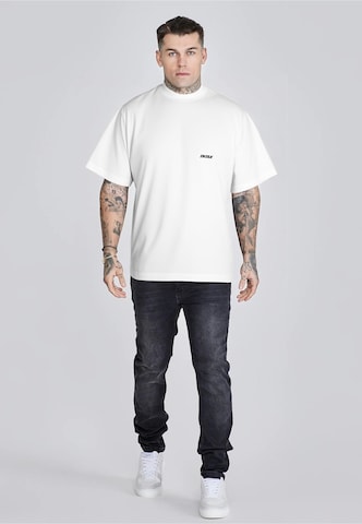 SikSilk - Camiseta en blanco