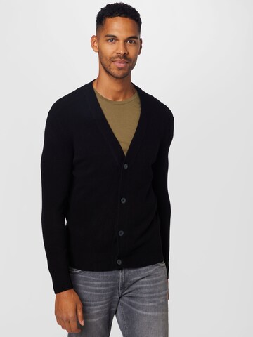 Marc O'Polo Knit Cardigan in Black: front