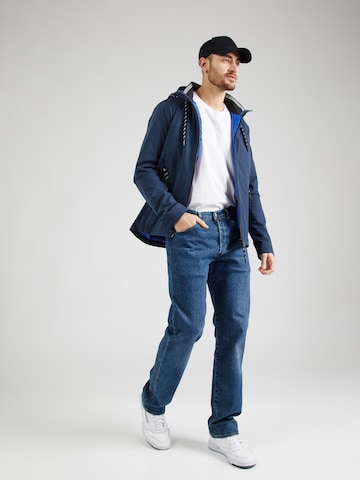 INDICODE JEANS Between-Season Jacket 'Baltix' in Blue