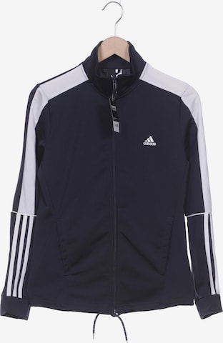 ADIDAS PERFORMANCE Sweatshirt & Zip-Up Hoodie in M in Blue: front