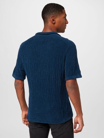 Abercrombie & Fitch Sweatshirt 'TERRY SWOLO' in Blau