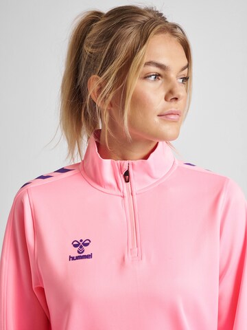 Hummel Sportief sweatshirt in Roze
