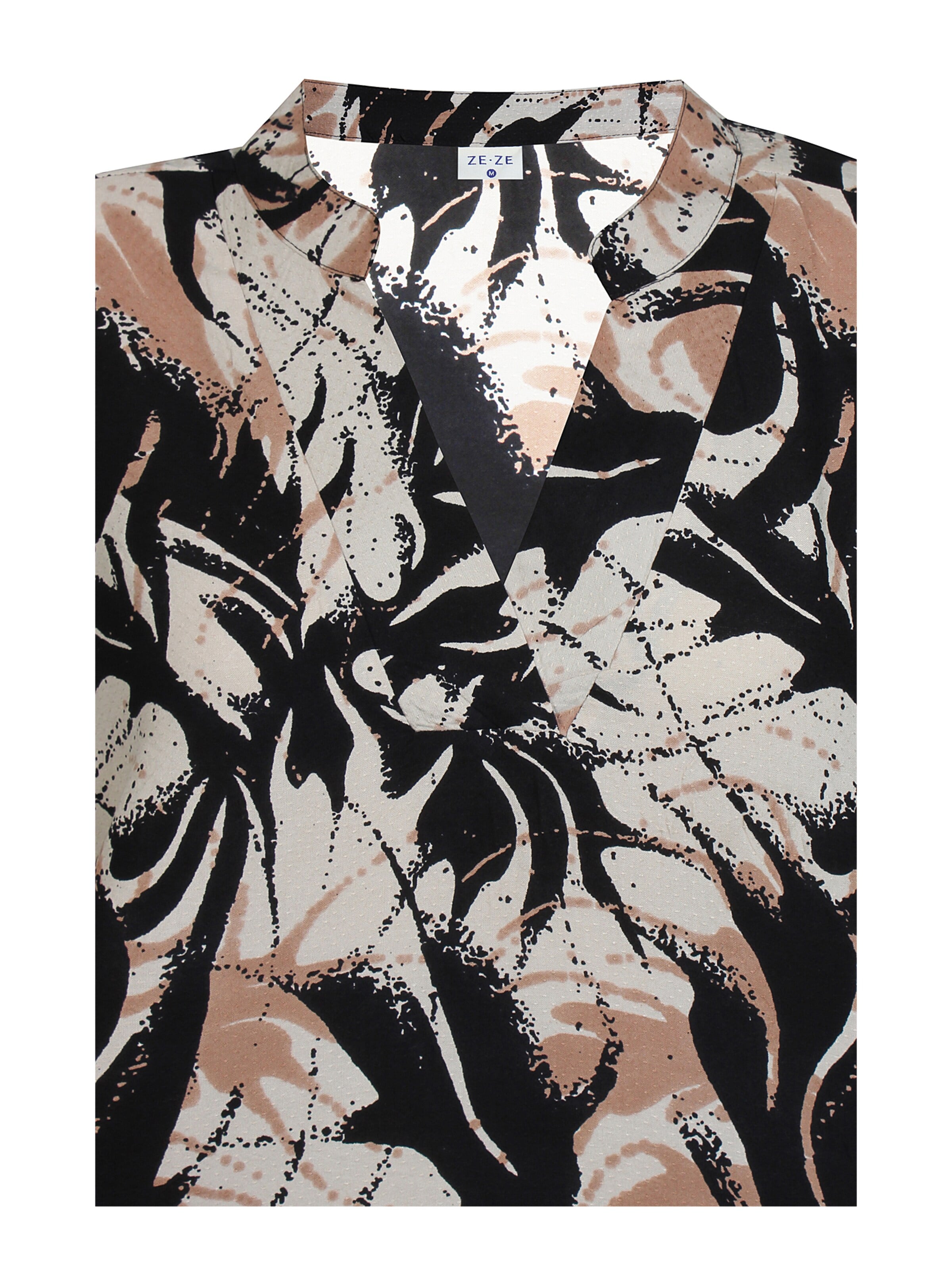 ze-ze Blouse 'Gulia 218' in Beige