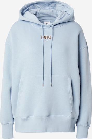 Megztinis be užsegimo 'PHNX FLC' iš Nike Sportswear, spalva – šviesiai mėlyna / juoda / balta, Prekių apžvalga