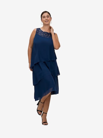 SHEEGO Cocktail Dress in Blue: front