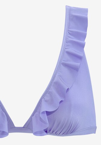 s.Oliver Triangle Bikini in Purple