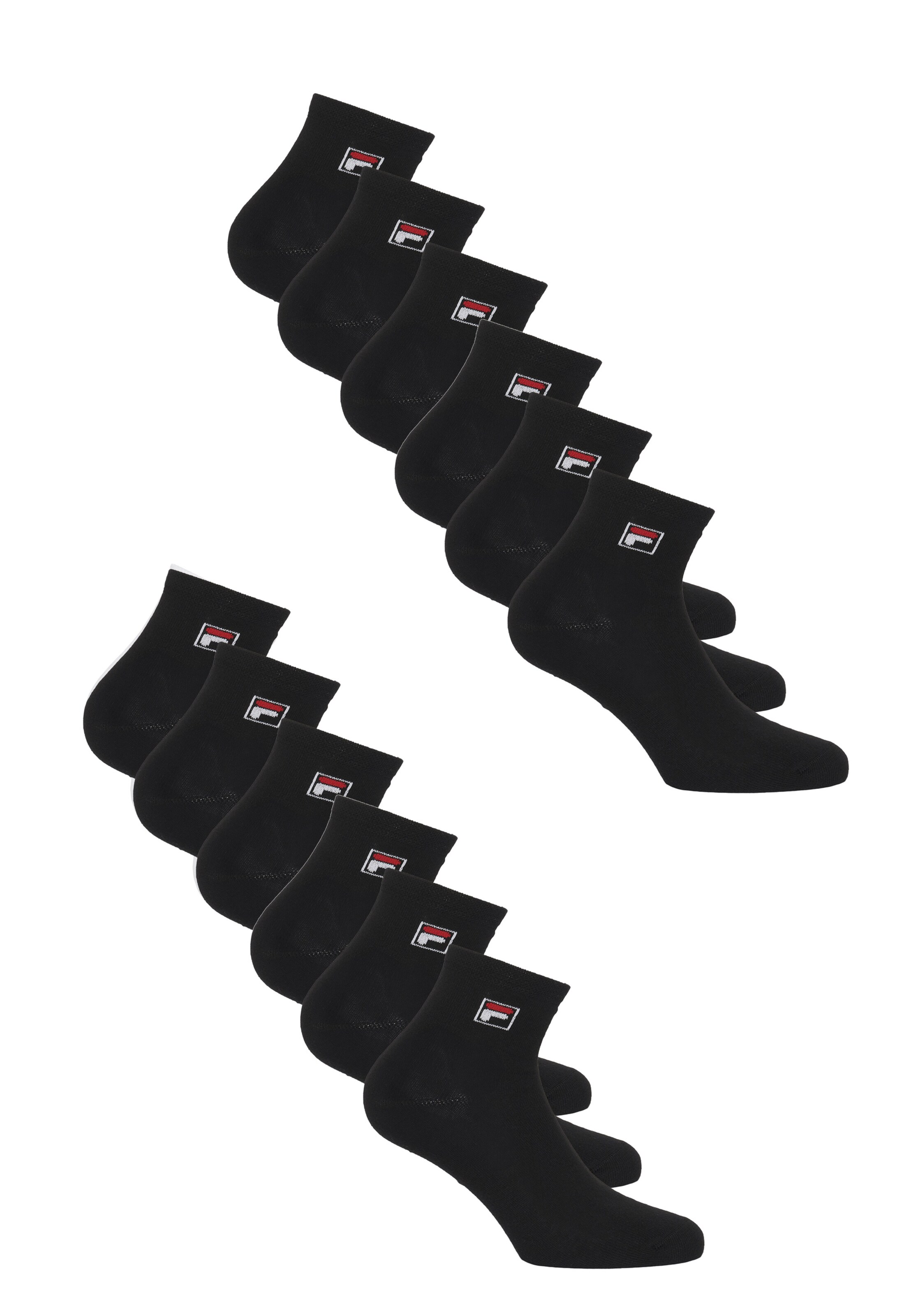 FILA Socken in Schwarz: Vorderseite