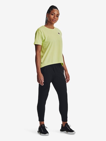 UNDER ARMOUR Tapered Sportbroek 'Unstoppable' in Zwart