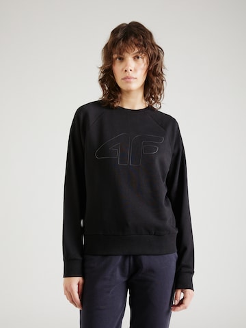 melns 4F Sportiska tipa džemperis: no priekšpuses