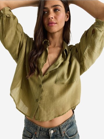 Bianco Lucci Blouse in Green