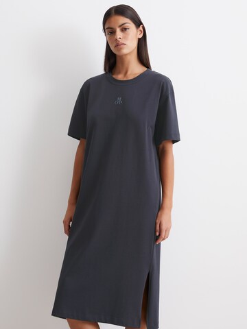 Marc O'Polo Pajama shirt ' Heavy Jersey ' in Blue: front