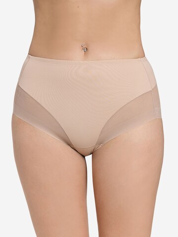 Bye Bra - Cueca em bege: frente