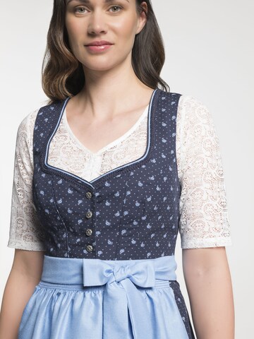 SPIETH & WENSKY Dirndl 'TG-Daiding' in Blauw