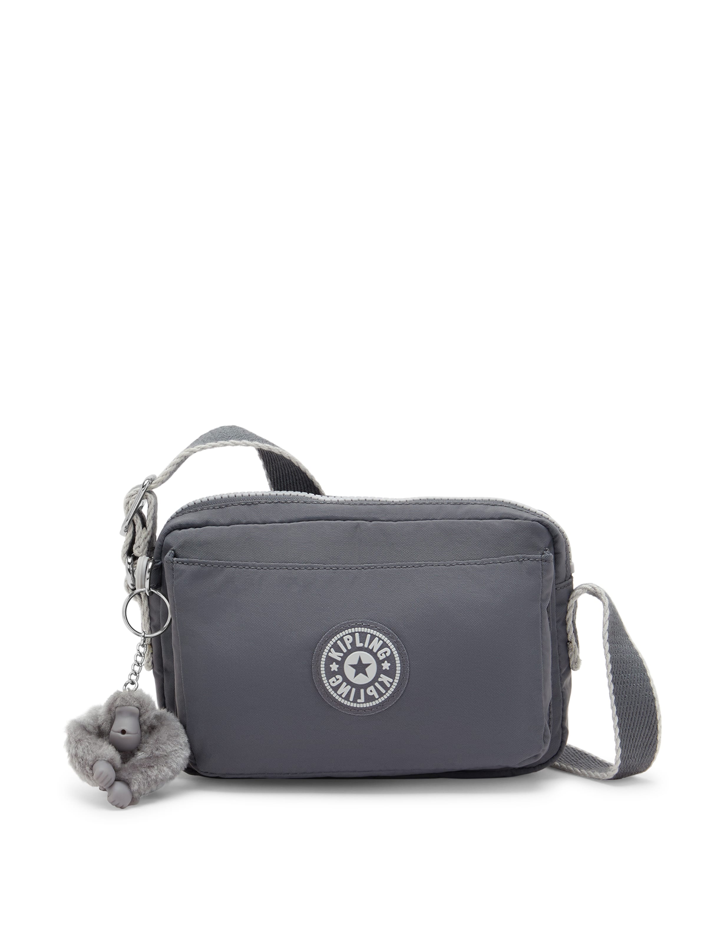 KIPLING - Bolso de hombro 'Abanu' en gris: frente