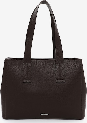 Cabas Emily & Noah en marron : devant