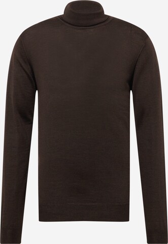 Casual Friday - Pullover 'Konrad' em castanho: frente