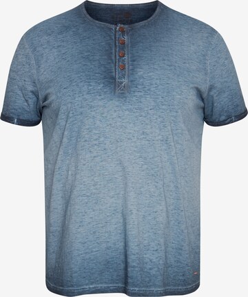 T-Shirt 'Tihn' !Solid en bleu : devant