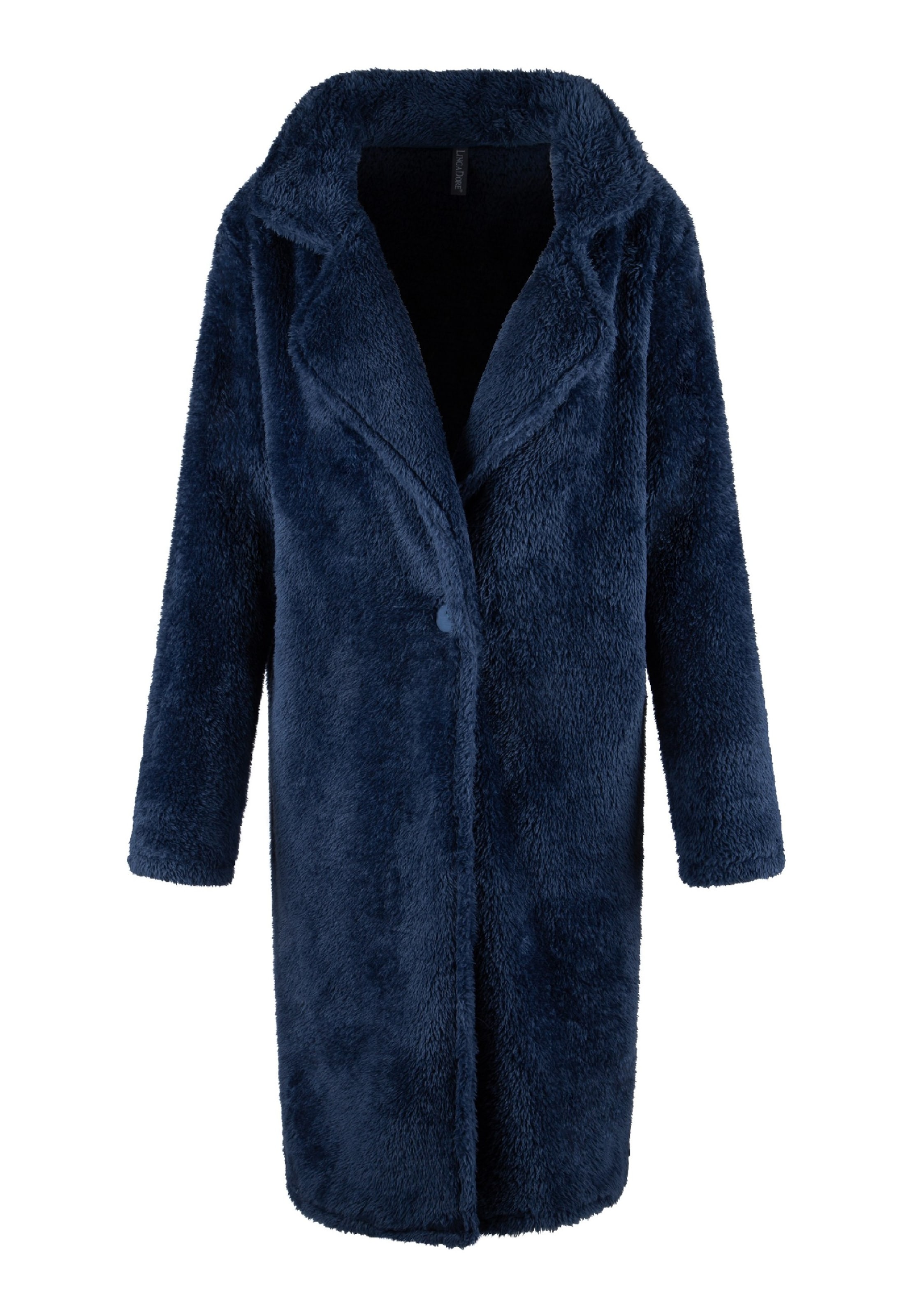 LingaDore - Abrigo de entretiempo en azul: frente