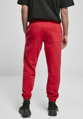 Urban Classics Tapered Pants in Red