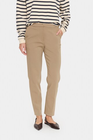 Regular Pantalon 'Ossa' SAINT TROPEZ en beige : devant