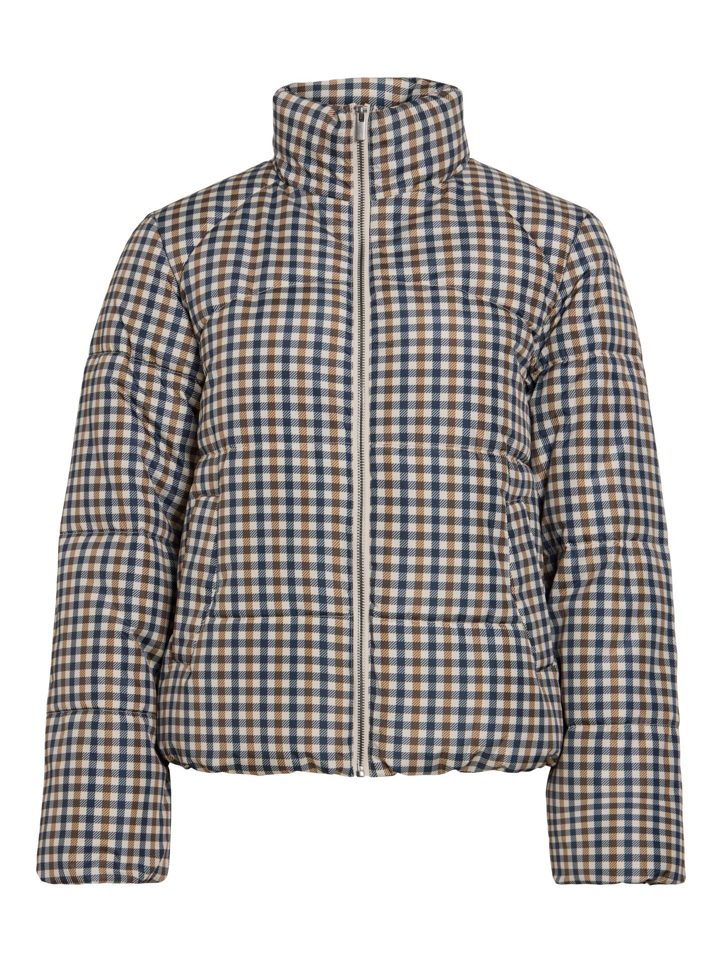 VILA Veste mi-saison 'VIKarla' en XS en marine / marron / greige, Vue avec produit