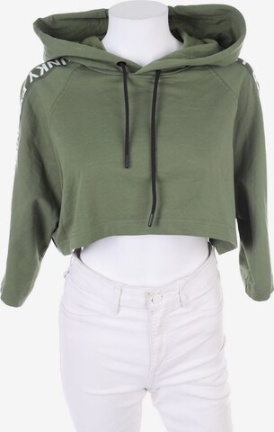 GYMJUNKY Sweatshirt & Zip-Up Hoodie in M in Green: front