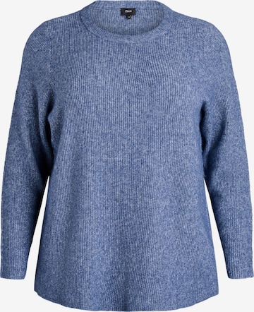 Pulover 'Cavilma' de la Zizzi pe albastru: față