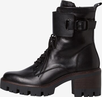 TAMARIS Lace-Up Ankle Boots in Black