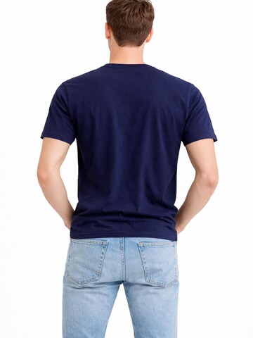 A Question Of (AQO) Shirt 'Anders Tee Garment Dyed' in Blue
