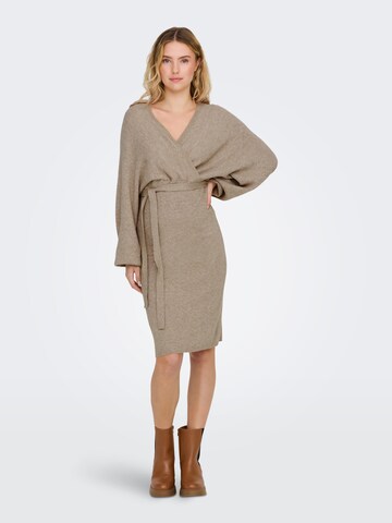 ONLY Kleid 'ONLIbi' in Grau: Vorderseite