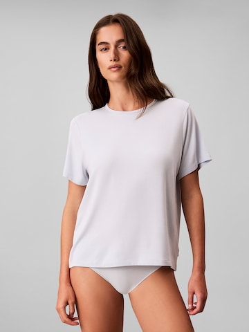 Calvin Klein Schlafshirt in Weiß: Vorderseite