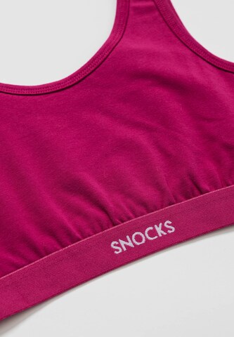 SNOCKS Boxer shorts 'Soft-Bra' in Purple
